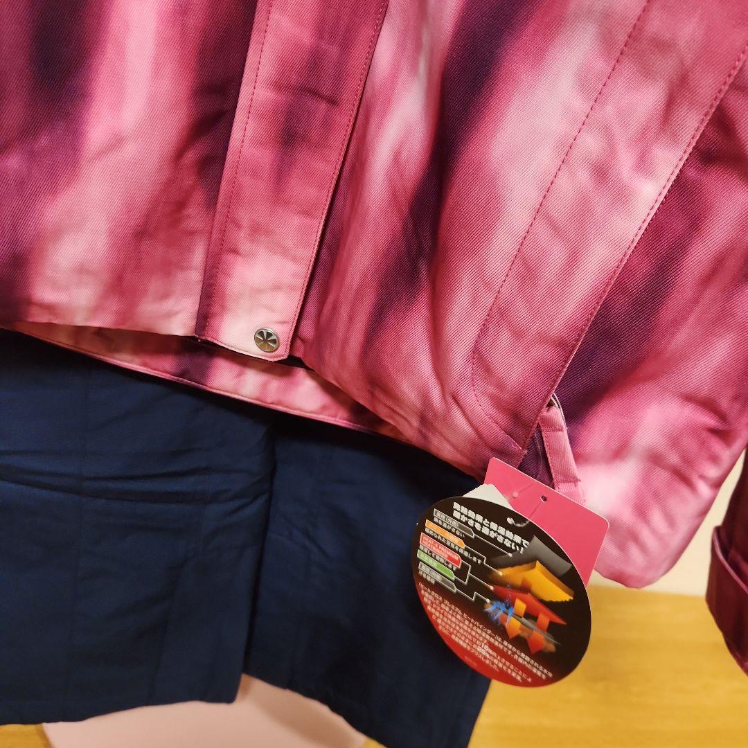 ピンク タイダイ スキーウェア 女性用　LL