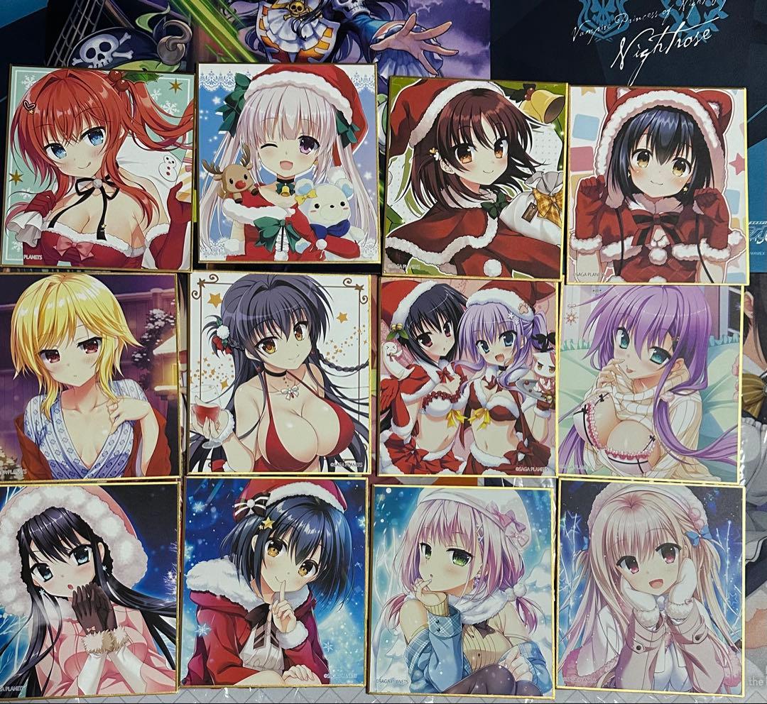Saga Planets サガプラネッツ　冬の大感謝祭　ミニ色紙　12種セット