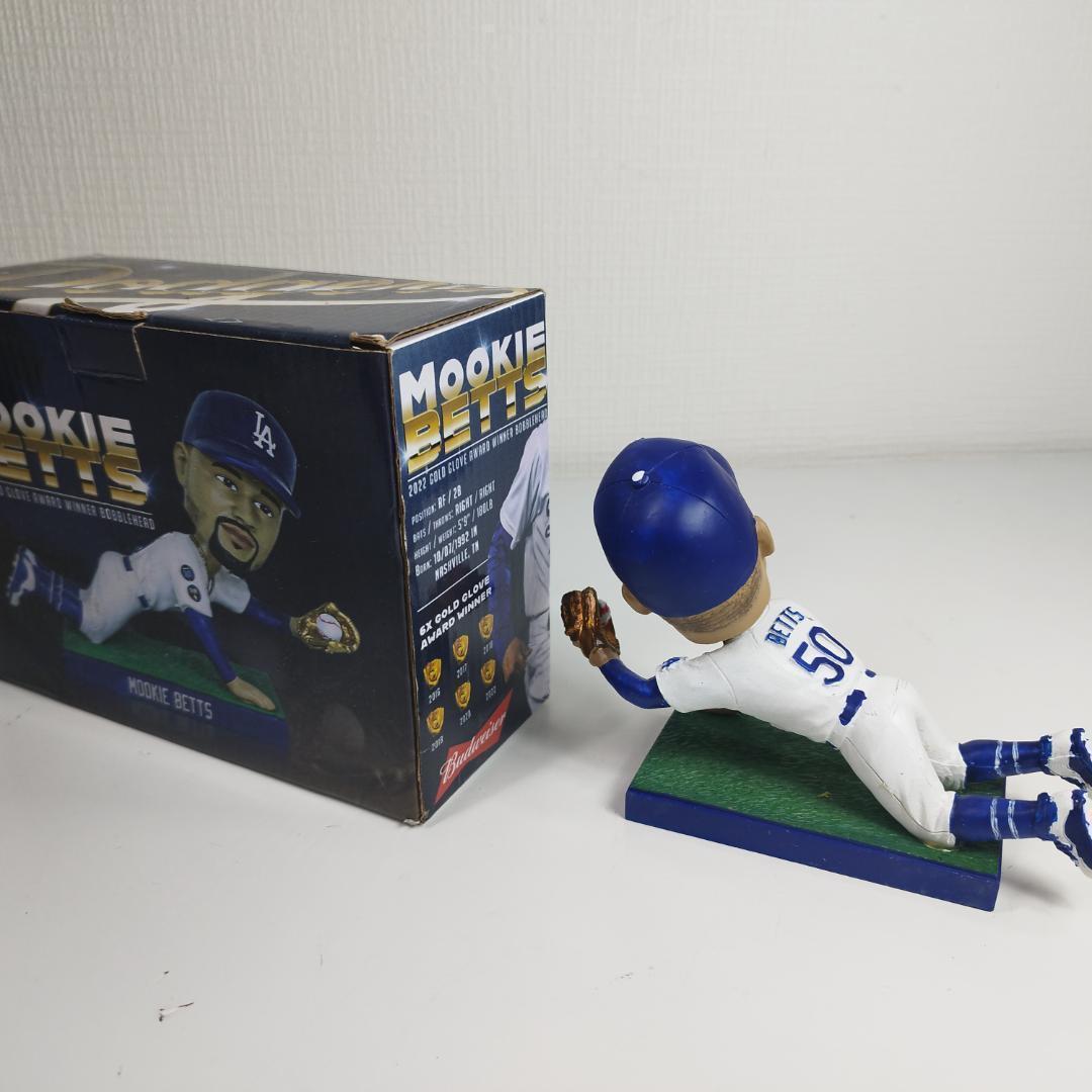 ムーキー ベッツ ボブルヘッド ゴールドグラブ賞 首振り人形 ドジャー I019
