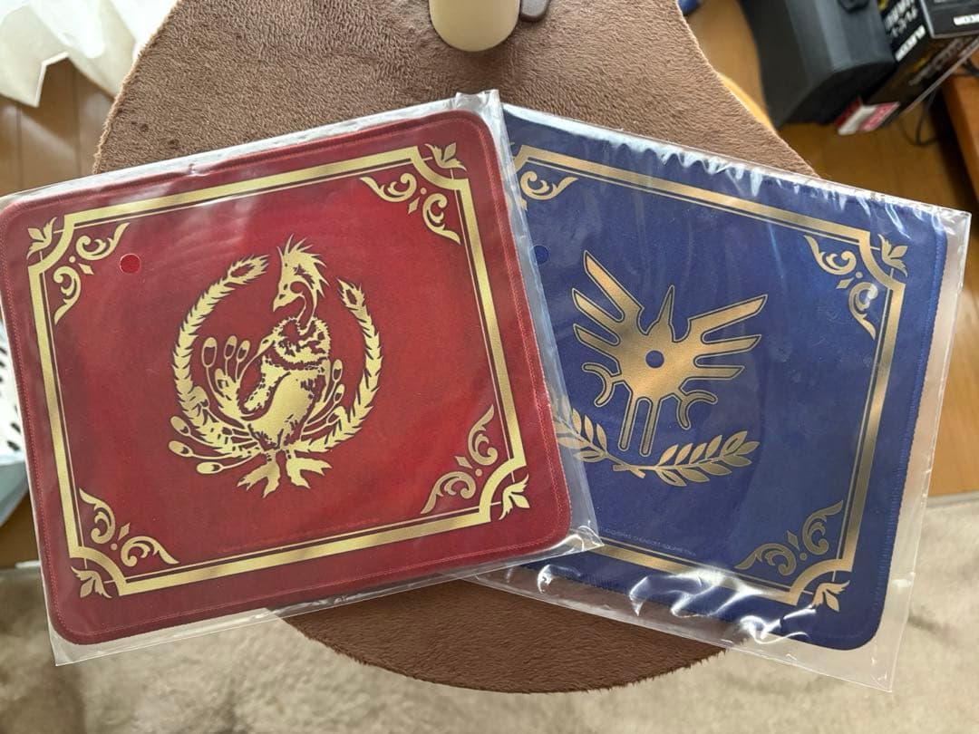 新品未開封★ドラゴンクエストⅠ&Ⅱ 公式 特典 アクリルブロック マウスパッド