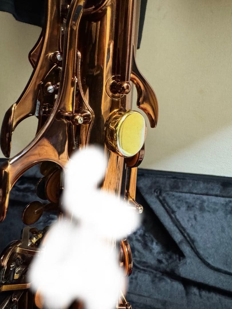 サックス用　サムレスト　銅＋GPメッキ　セルマー&ヤマハ