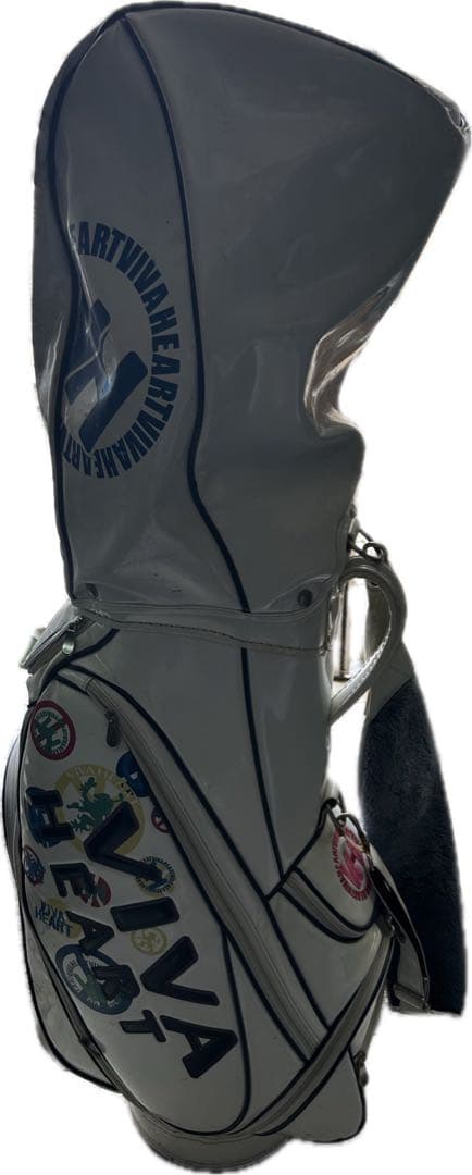 VIVA HEART ホワイト キャディバッグ