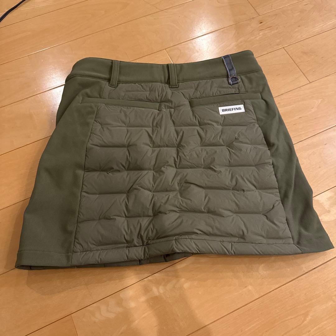 BRIEFING オリーブ キルティングスカート