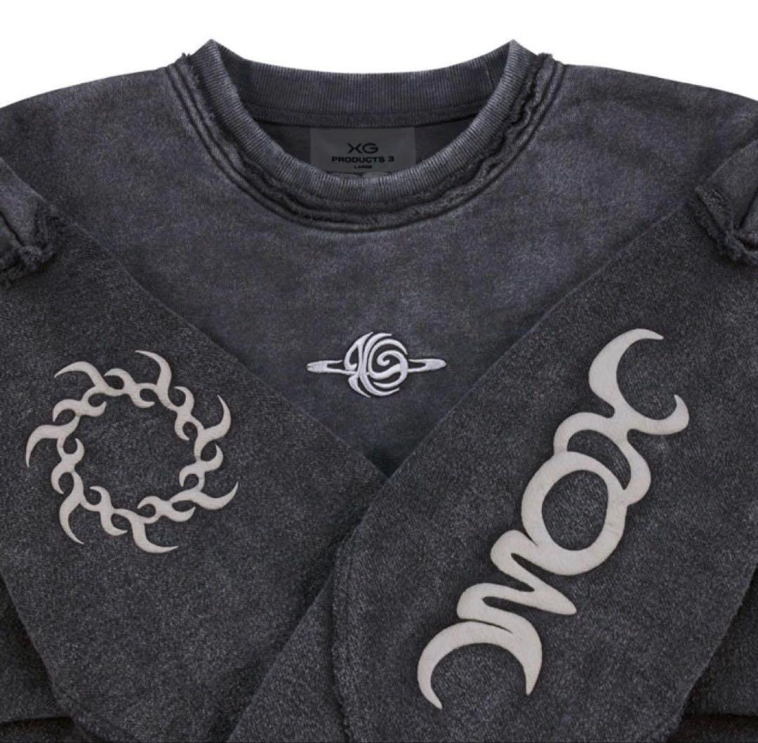 アイドル XGALX Chemical Wash Docking Sweatshirt L