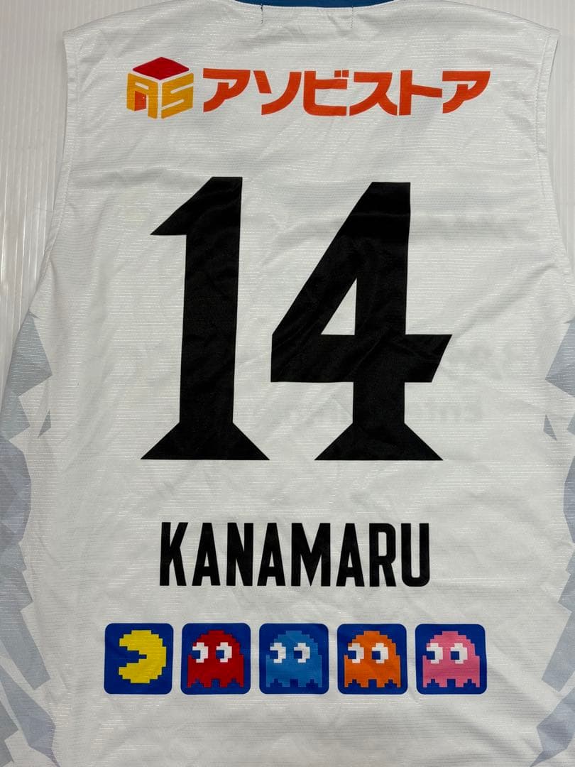 島根スサノオマジック ユニフォーム アウェイ 金丸晃輔 2XL 14 パックマン