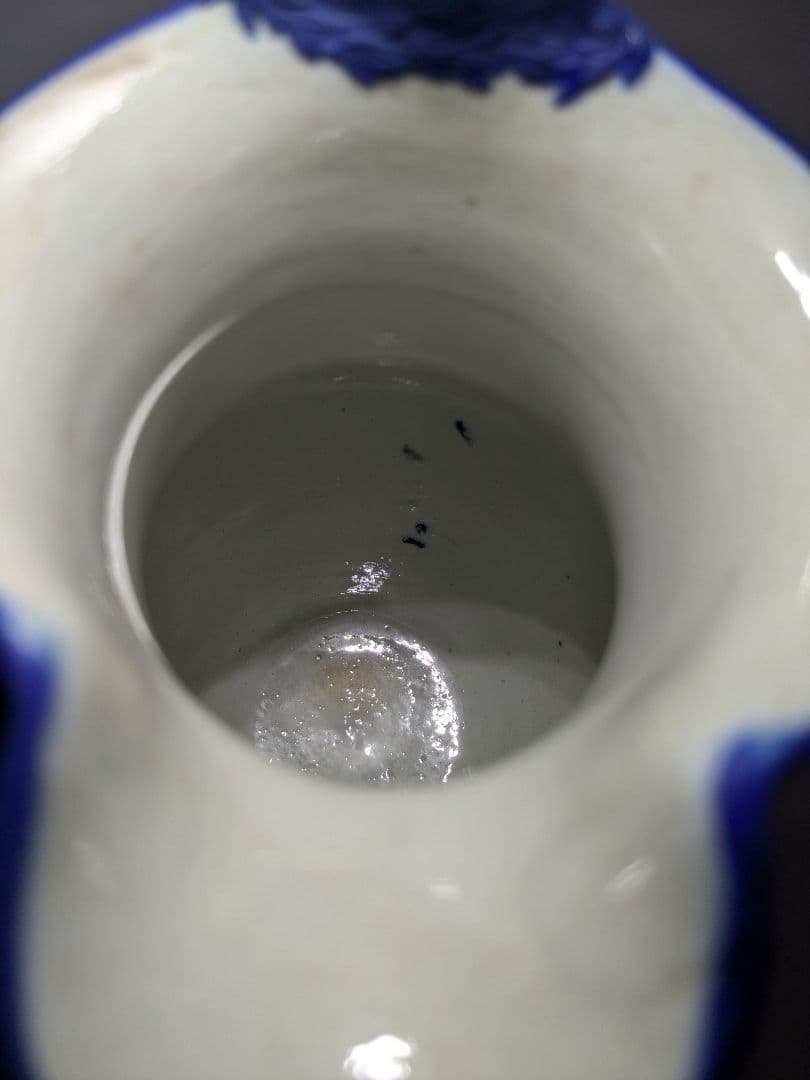 ウェッジウッド　1900年頃製造　ディップドブルー　ジャスパーウェア　ピッチャー