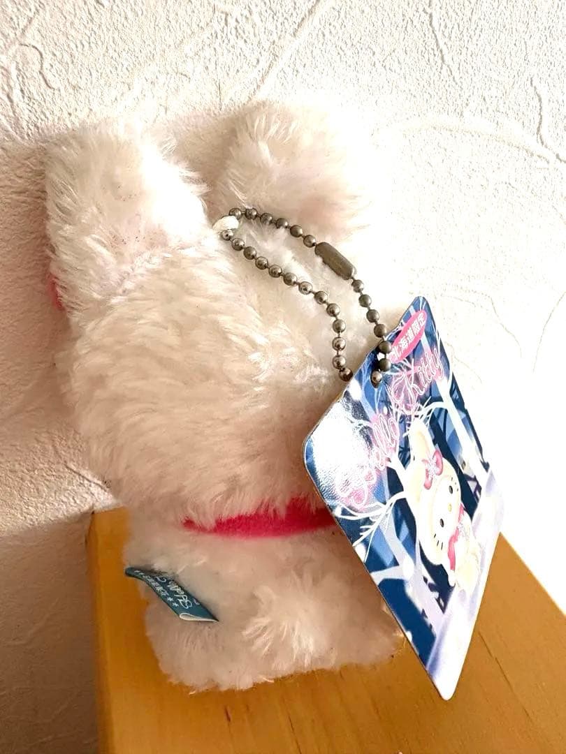 北海道限定 雪うさぎ キティ ぬいぐるみ マスコット タグ付き