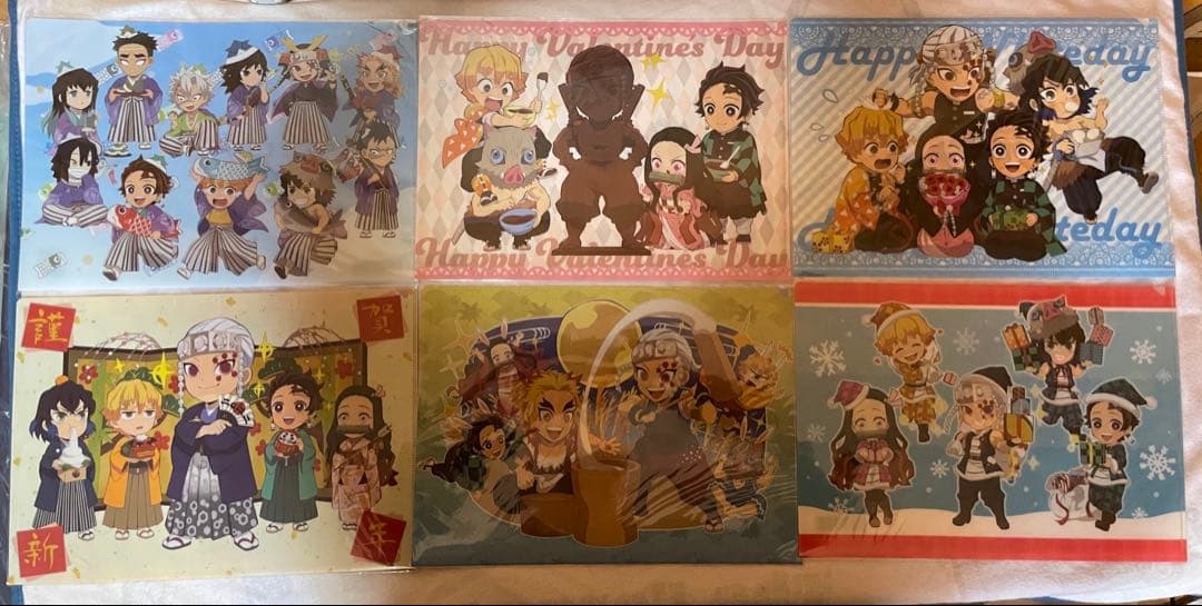 鬼滅の刃　クリアファイル　まとめ売り