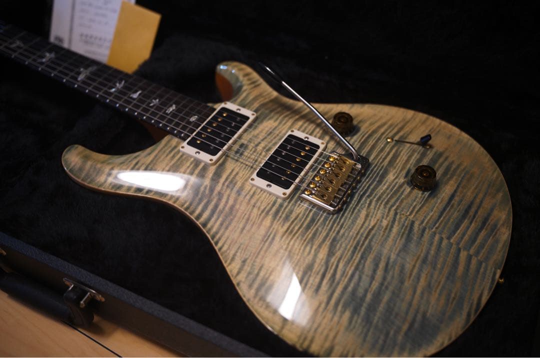 【良鳴】【良木目】PRSCustom24 10Top fadedbluejean