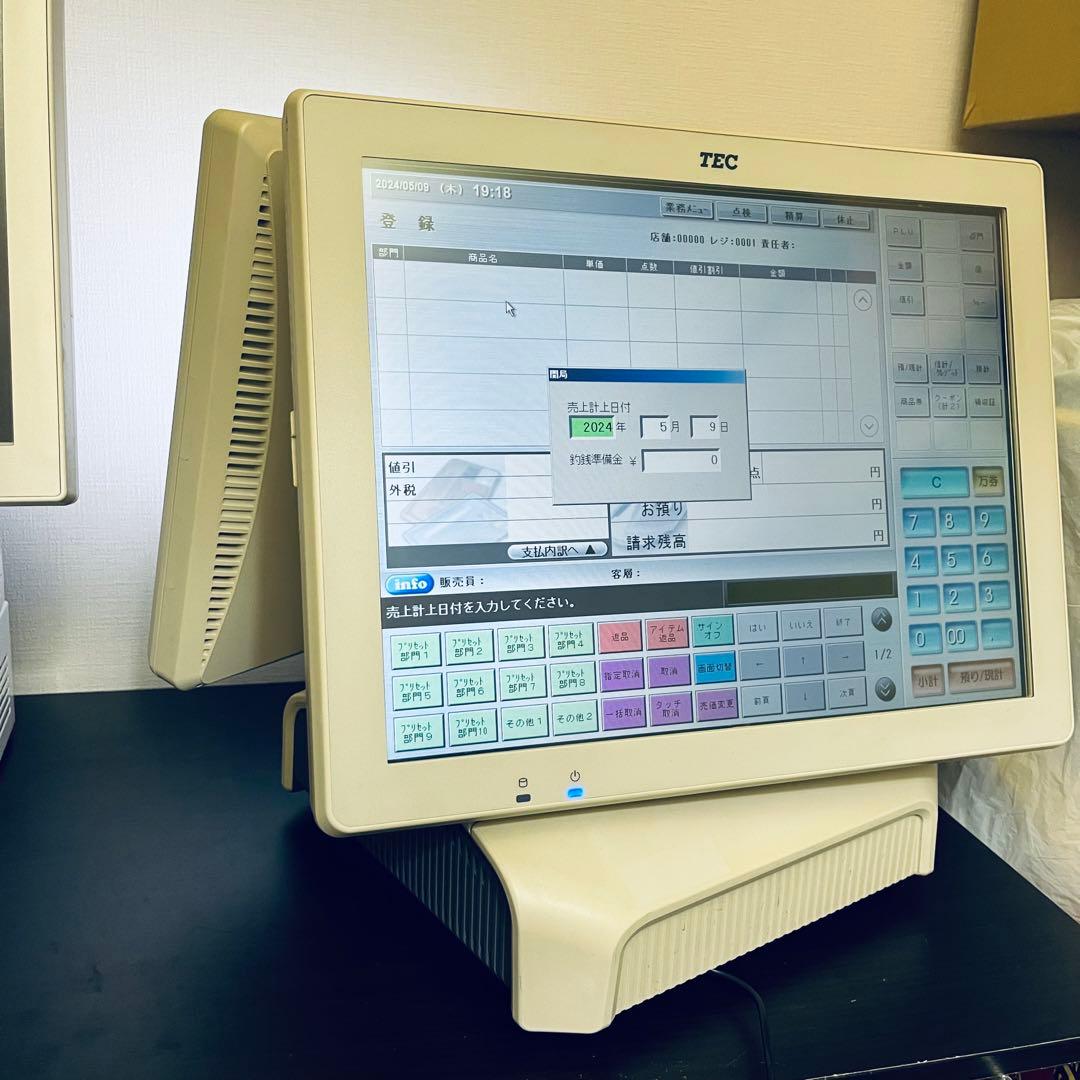 東芝テック QT-10 ShopWorks Pro 両画面モデル POSレジ