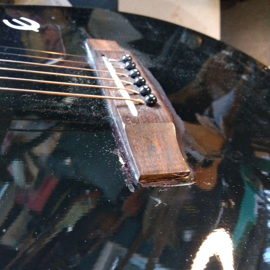 エピフォン ブラック アコースティックギター