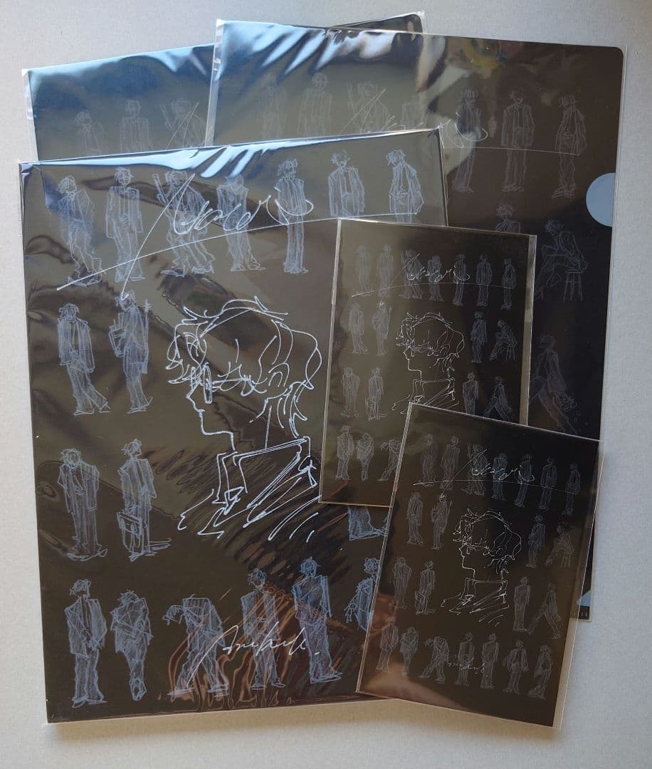 なとり 鏡面 画集 クリアファイル ポストカード 計5点セット