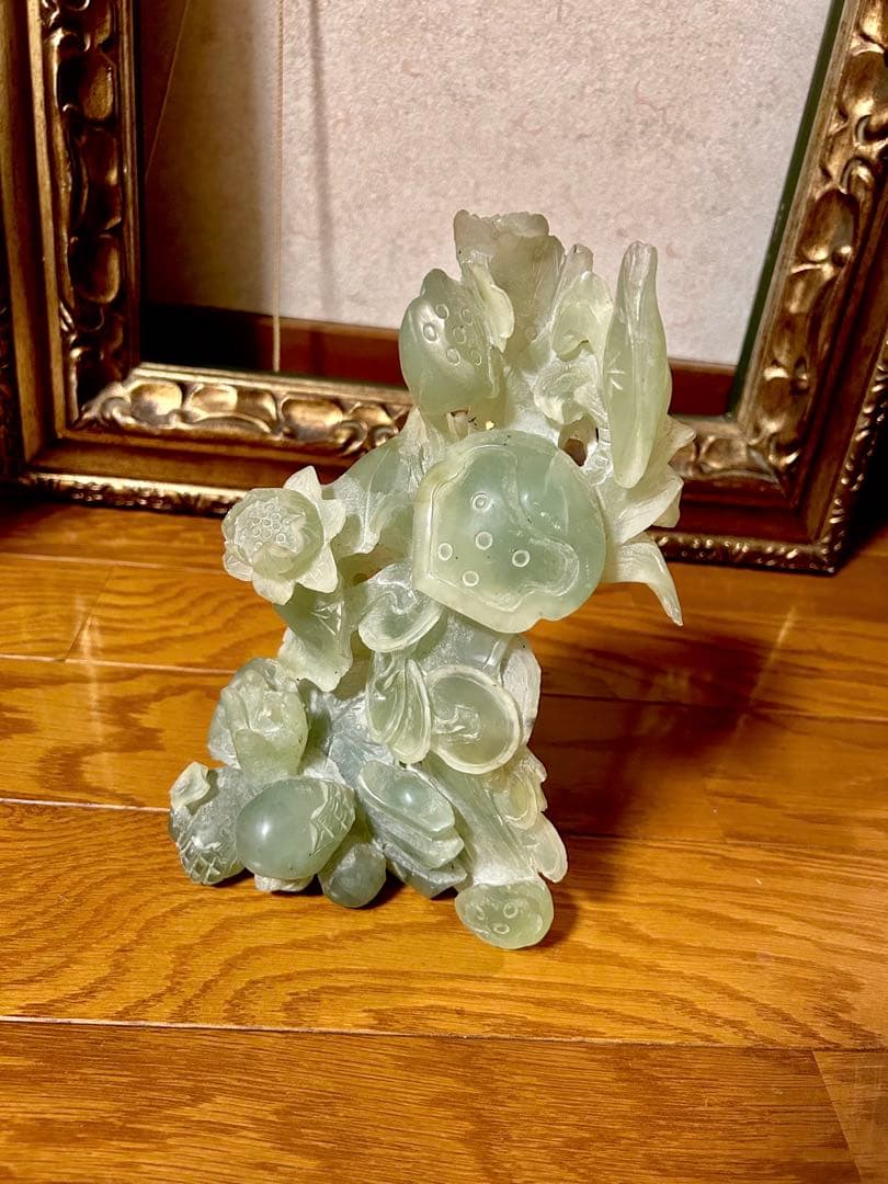 中国　翡翠　美しい陶磁器　古美術　骨董品　美術 中国美術 中国古玩 時代物 置物
