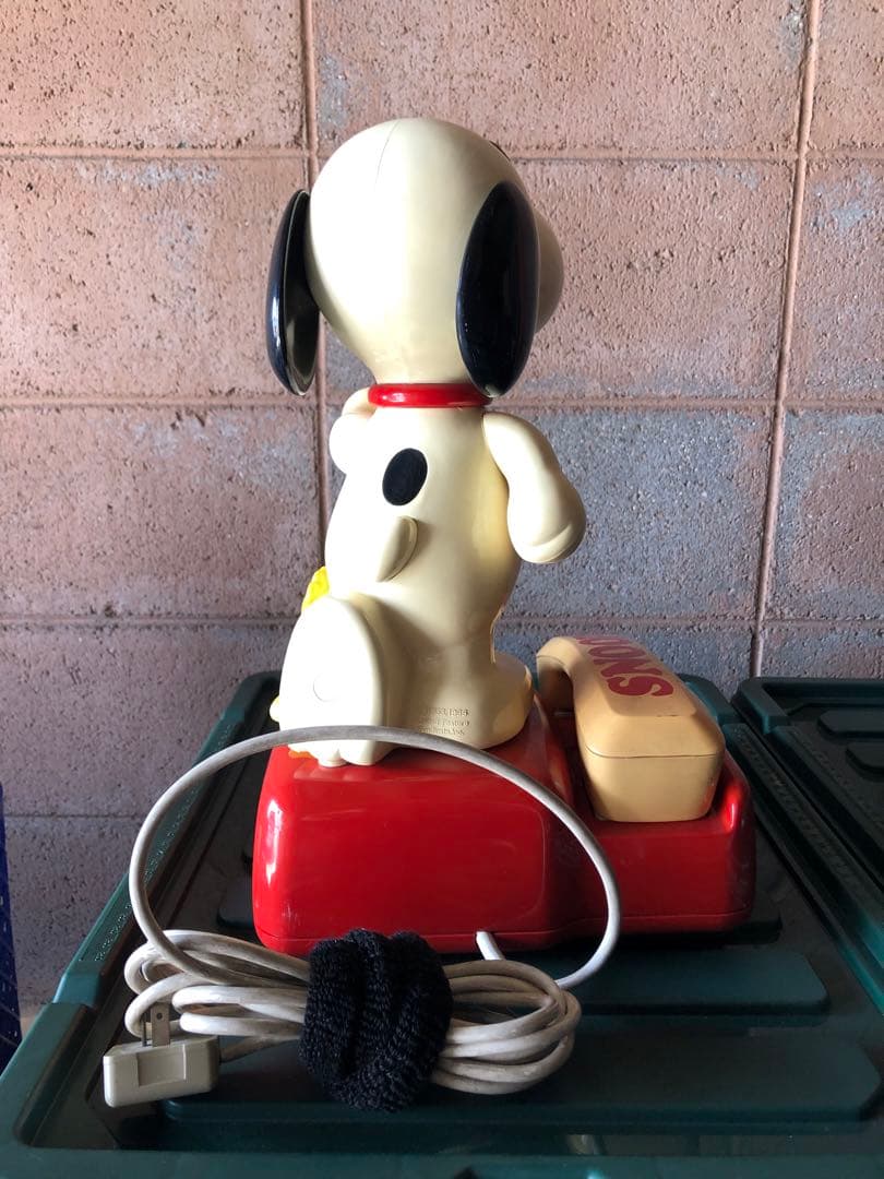 スヌーピー 昭和レトロ 電話機 インテリア TOMY