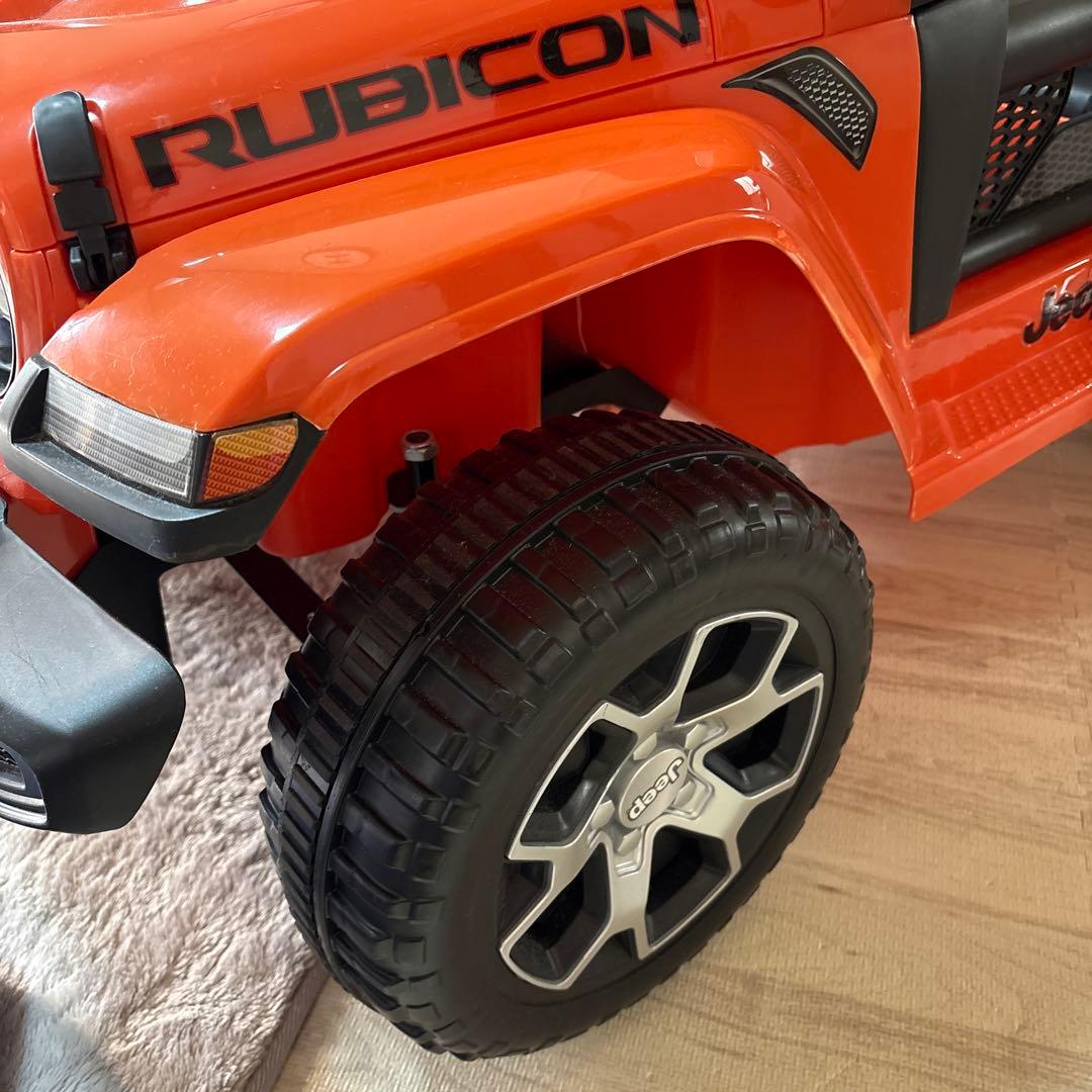 ジープ　電動　乗用　ラジコンカー　オレンジ　子供用