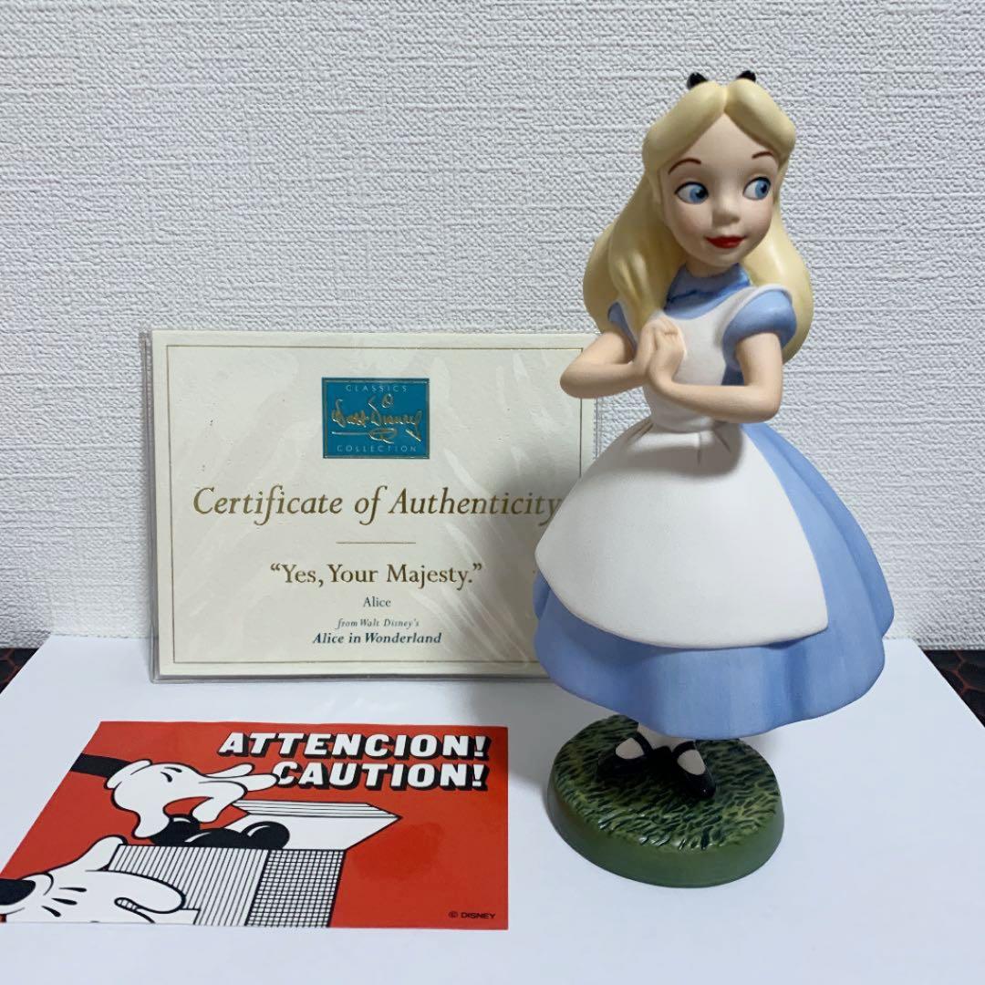 超レア 未使用 WDCC ディズニー不思議の国アリス7点セット