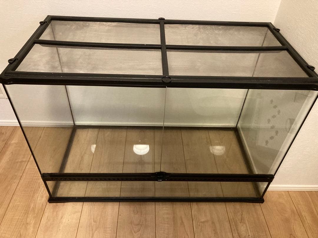 【だいすけ様】爬虫類飼育セット 90x45x60グラステラリウム 爬虫類ケージ