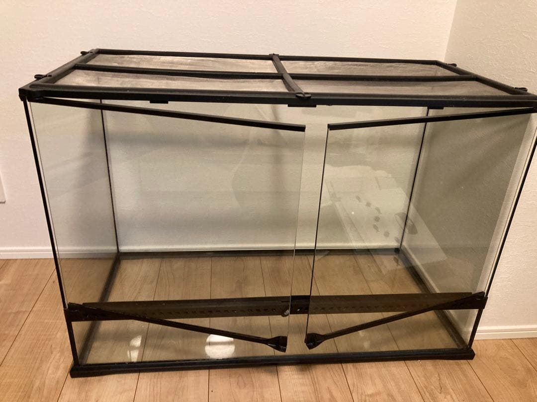 【だいすけ様】爬虫類飼育セット 90x45x60グラステラリウム 爬虫類ケージ