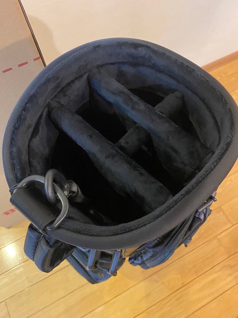 【未使用品】BRIEFING キャディバッグ CR-6 ブラックスティール