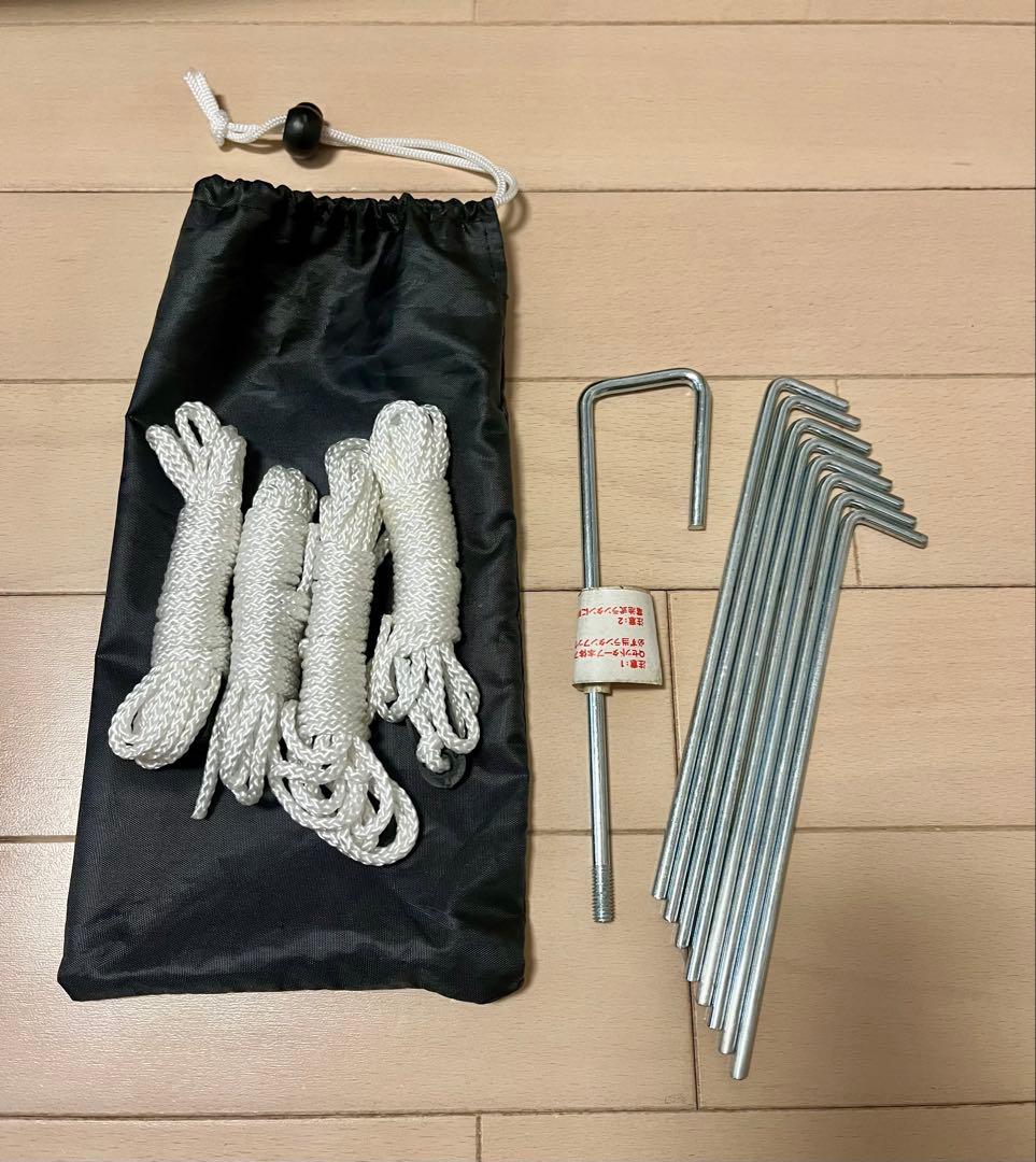 ロゴス Qセットブラックタープ 270 サイドウォール３枚セット