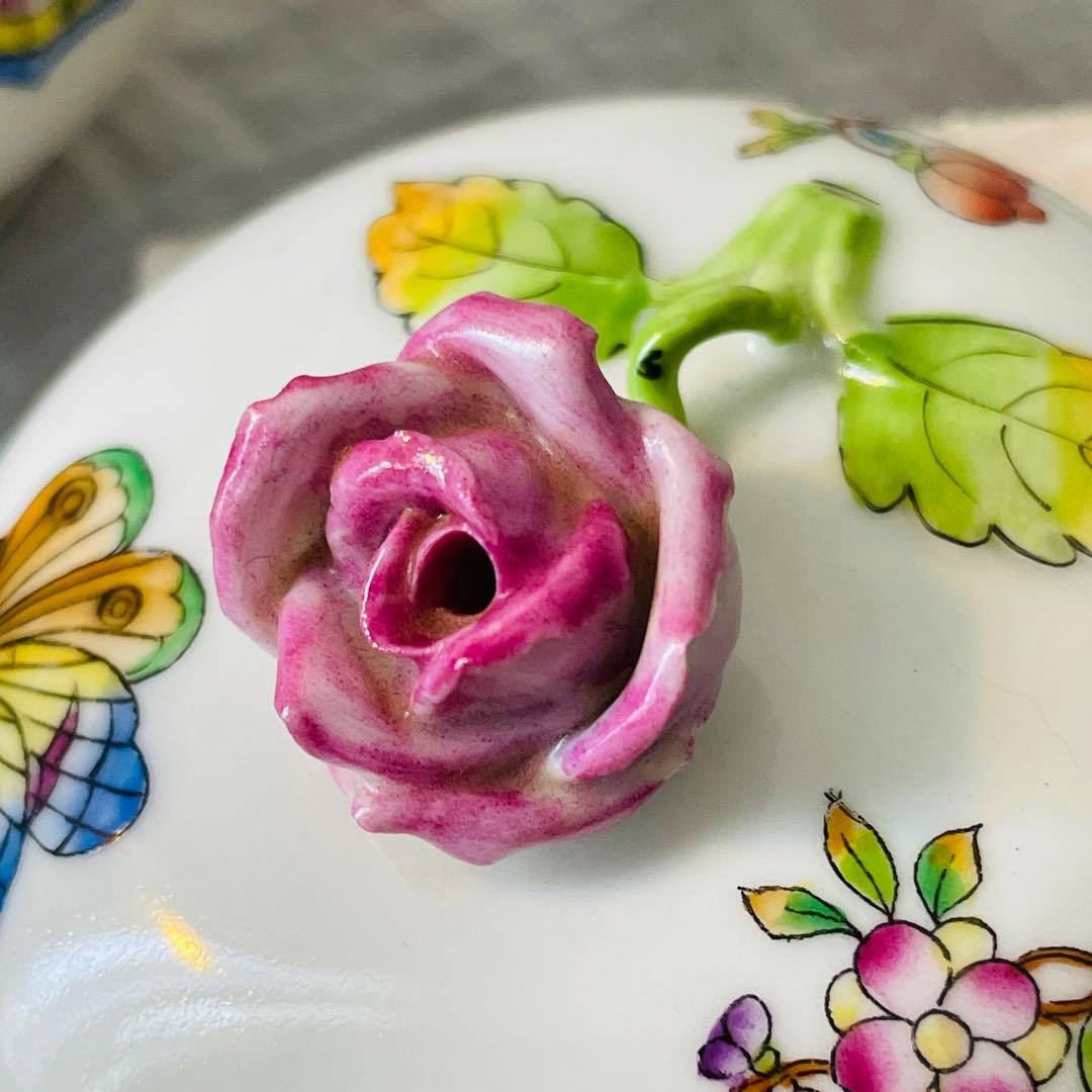 【レア】開窯125周年　ヘレンド　ボンボニエ―ル　ヴィクトリア　ブーケ