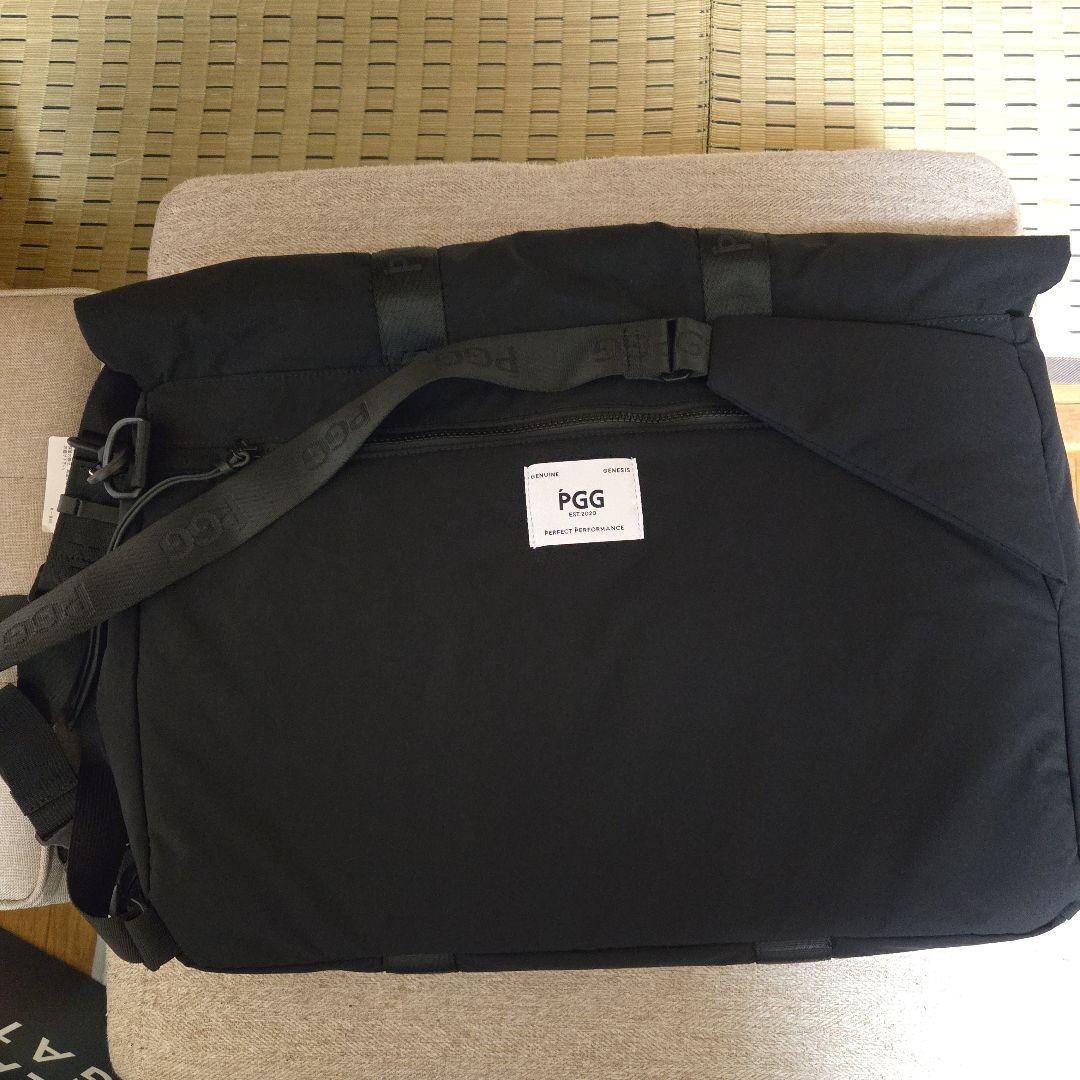 PGG ブラック ショルダーバック大容量