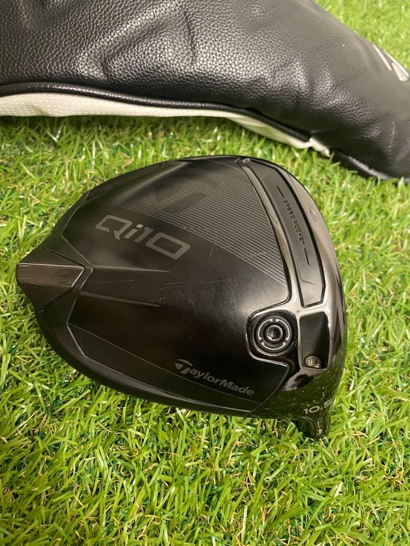 テーラーメイド Qi10 ドライバー 10.5 デザイナー ブラック　カバー付属