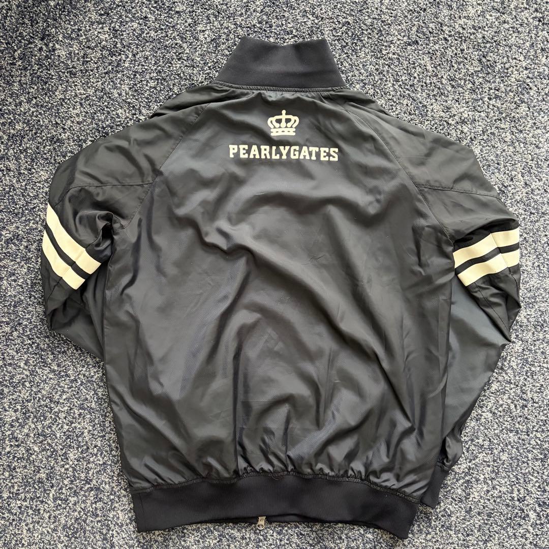 パーリーゲイツ　裏地付　防風　ジャケット　ブルゾン　ゴルフウェア　ネイビー　4