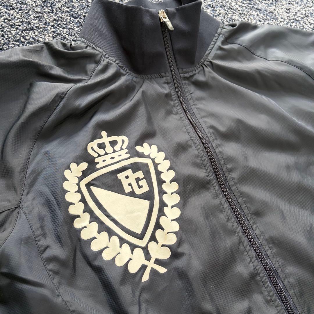 パーリーゲイツ　裏地付　防風　ジャケット　ブルゾン　ゴルフウェア　ネイビー　4