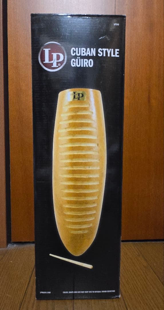 LP Cuban Style Güiro ギロ、スクレイパー、箱付