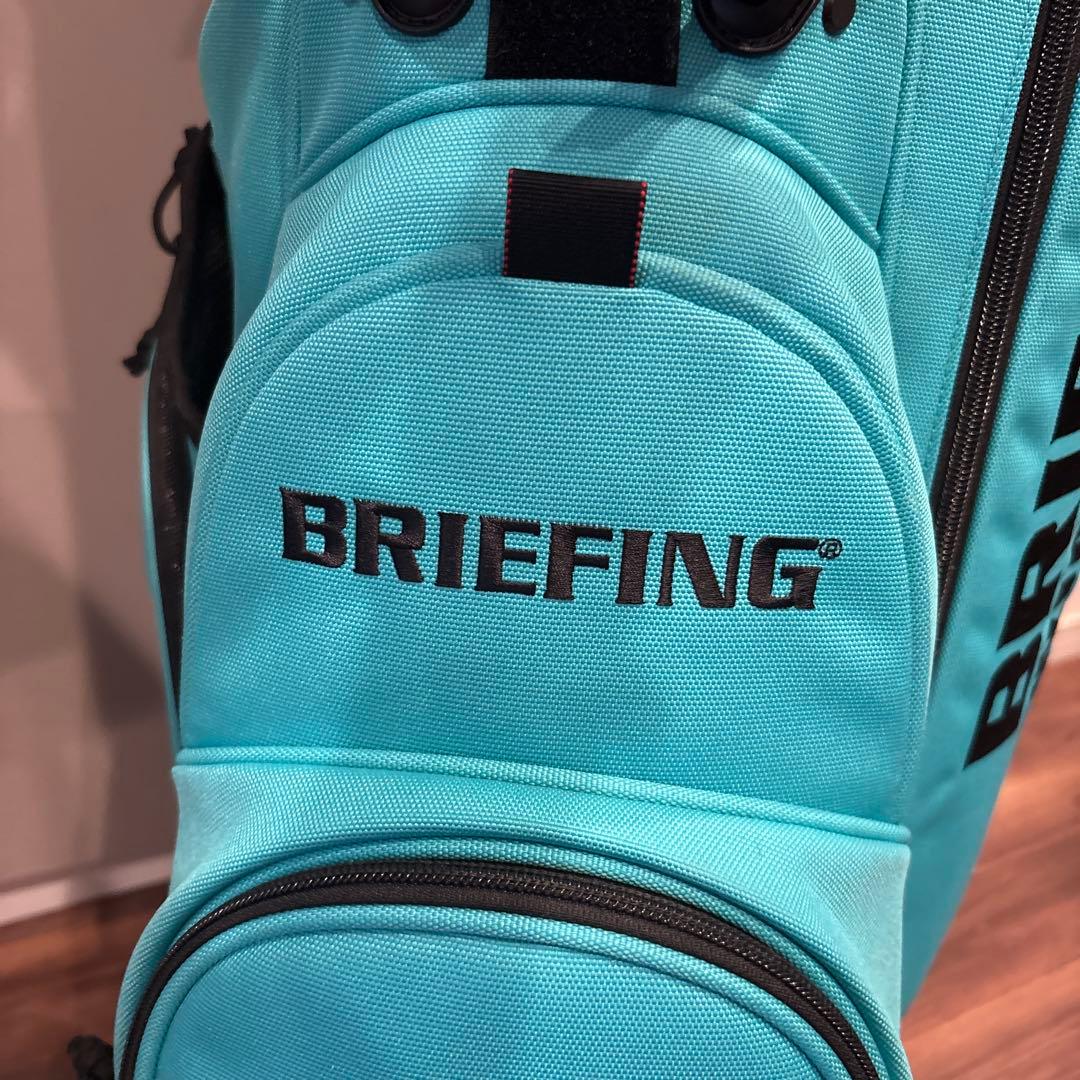 BRIEFING WINDANDSEA ゴルフバッグ ターコイズ キャディバッグ