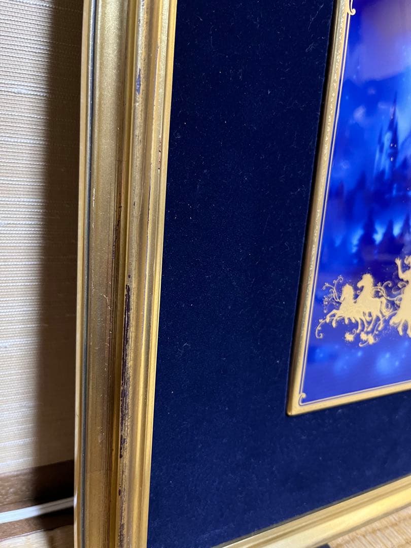 大倉陶園　陶板　シンデレラマジック　陶額