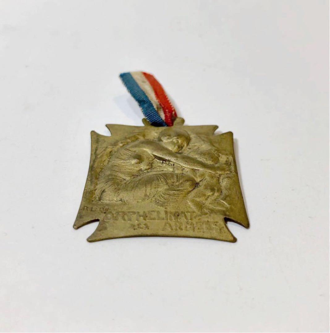 【ルネ・ラリック フランス 一次大戦勲章 】1914年 真鍮製メダル