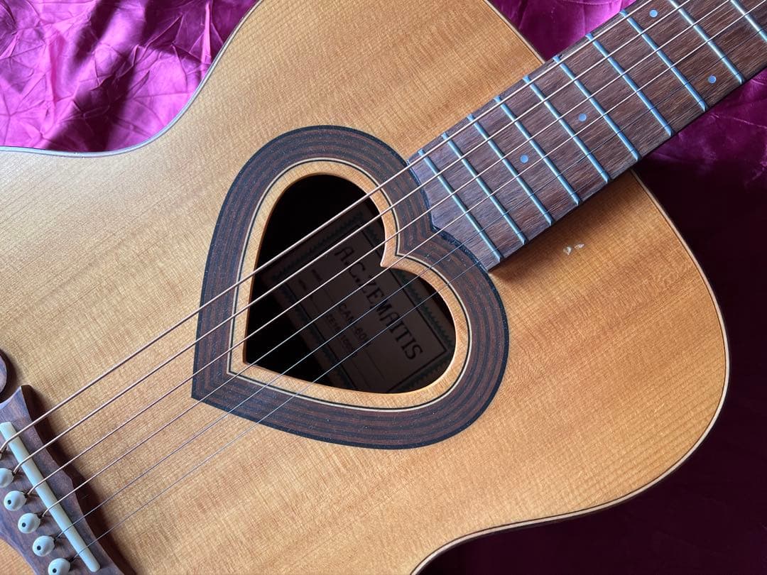 激レアZemaitis CAM-60H ハート型サウンドホール希少パーラーギター