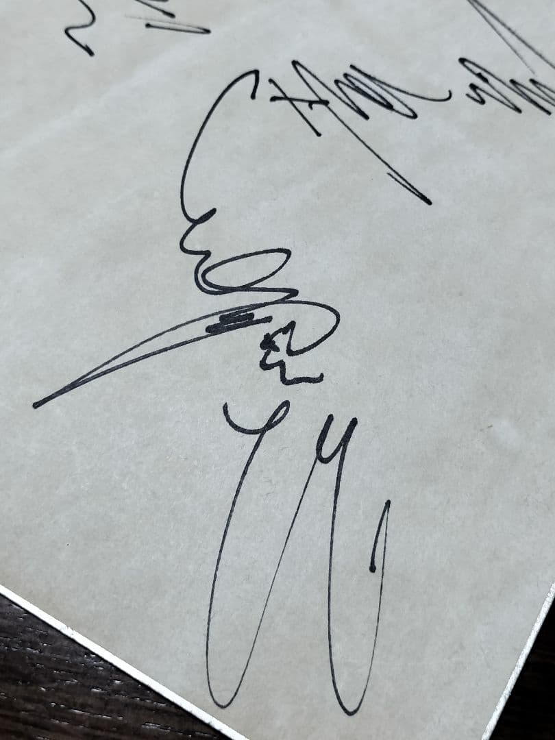 長嶋茂雄 王貞治 堀内恒夫 他 直筆サイン色紙