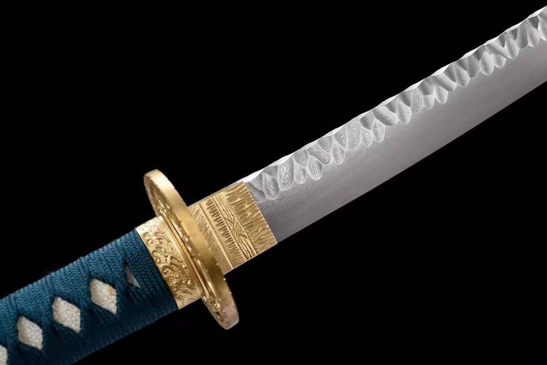 焼成打石紋模様鋼【四聖獣-白虎】武具　刀装具　日本刀　模造刀 居合刀