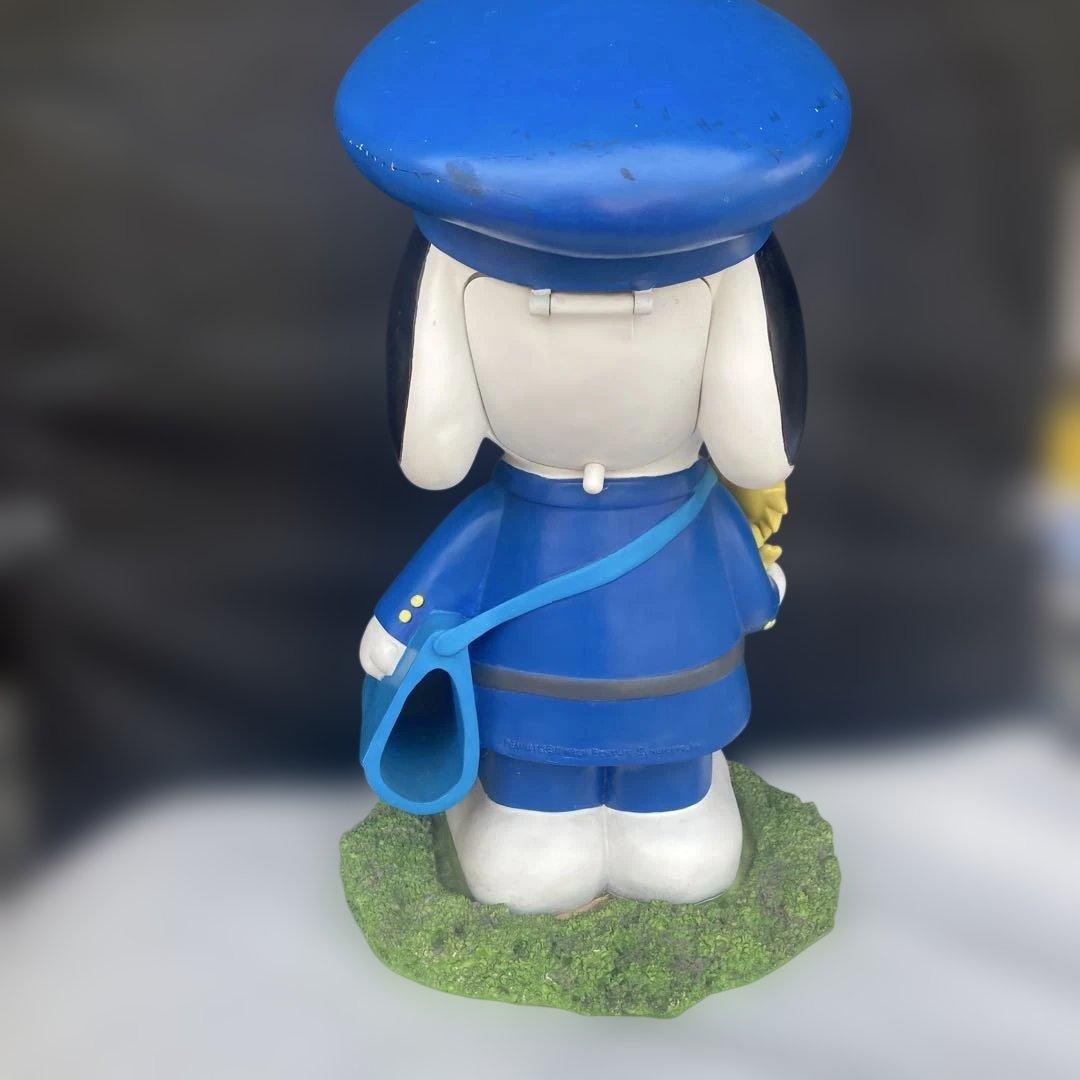 スヌーピー 郵便配達員 フィギュア 郵便ポスト 陶器製 激レア 希少