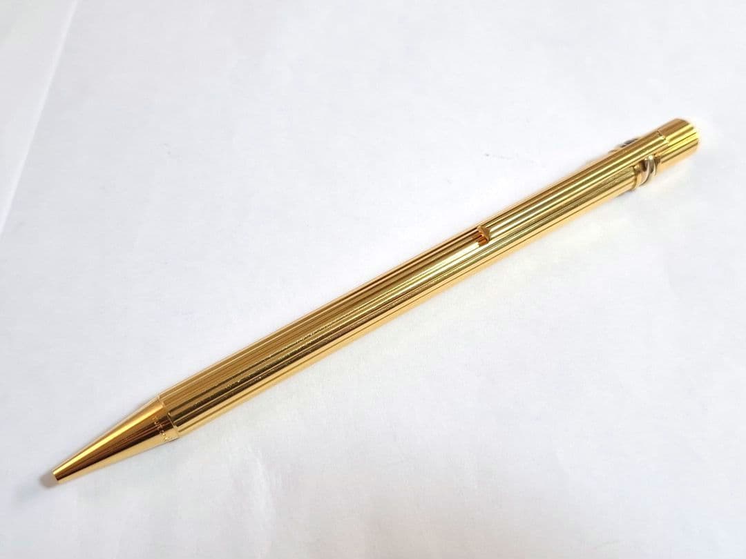 美品　Cartier　マスト・ドゥ・カルティエ　ボールペン　トリニティ　ゴドロン