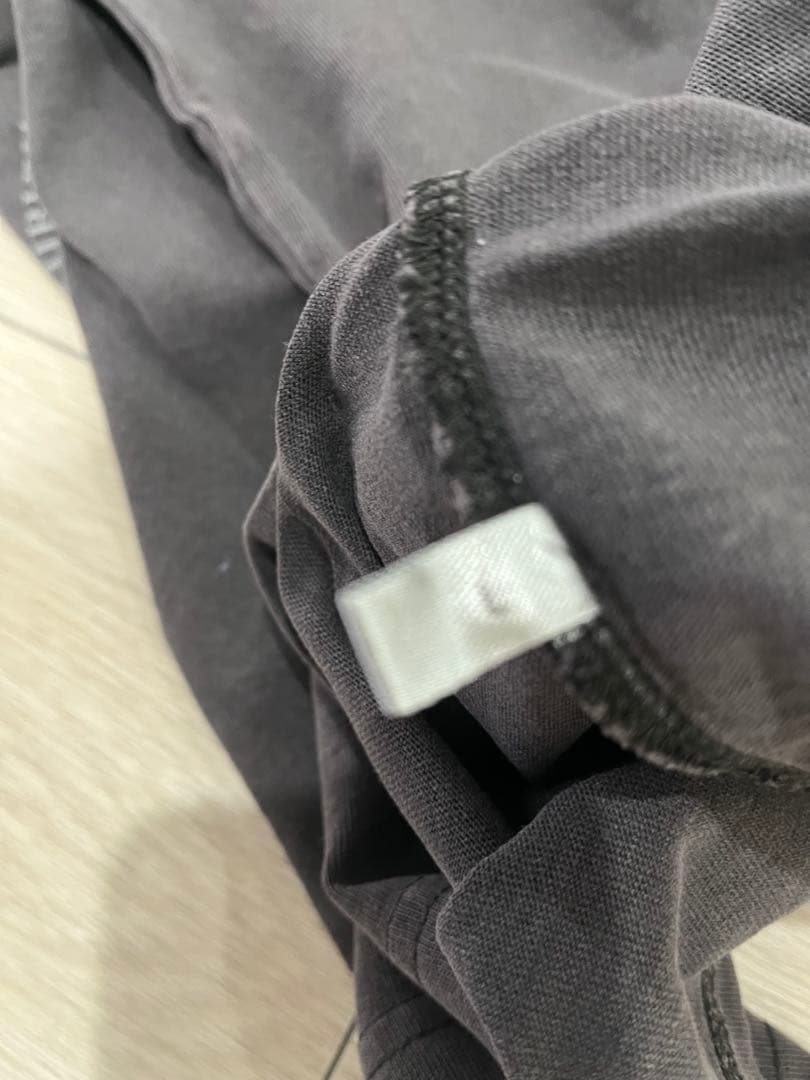 CHANMINA モノクロプリントTシャツ Lサイズ