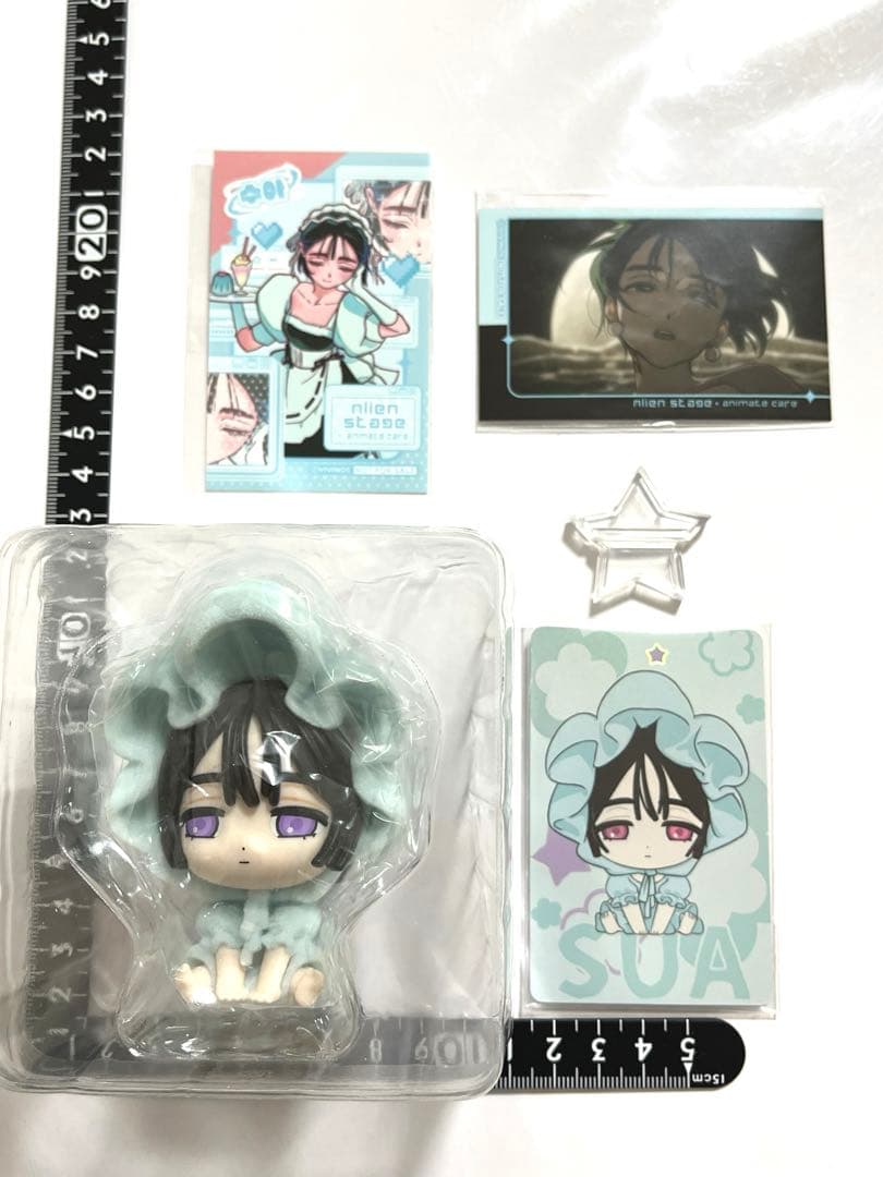 ALIEN STAGE ベビーフィギュア　缶バッジ　箔押しありぱしゃこれ　スア