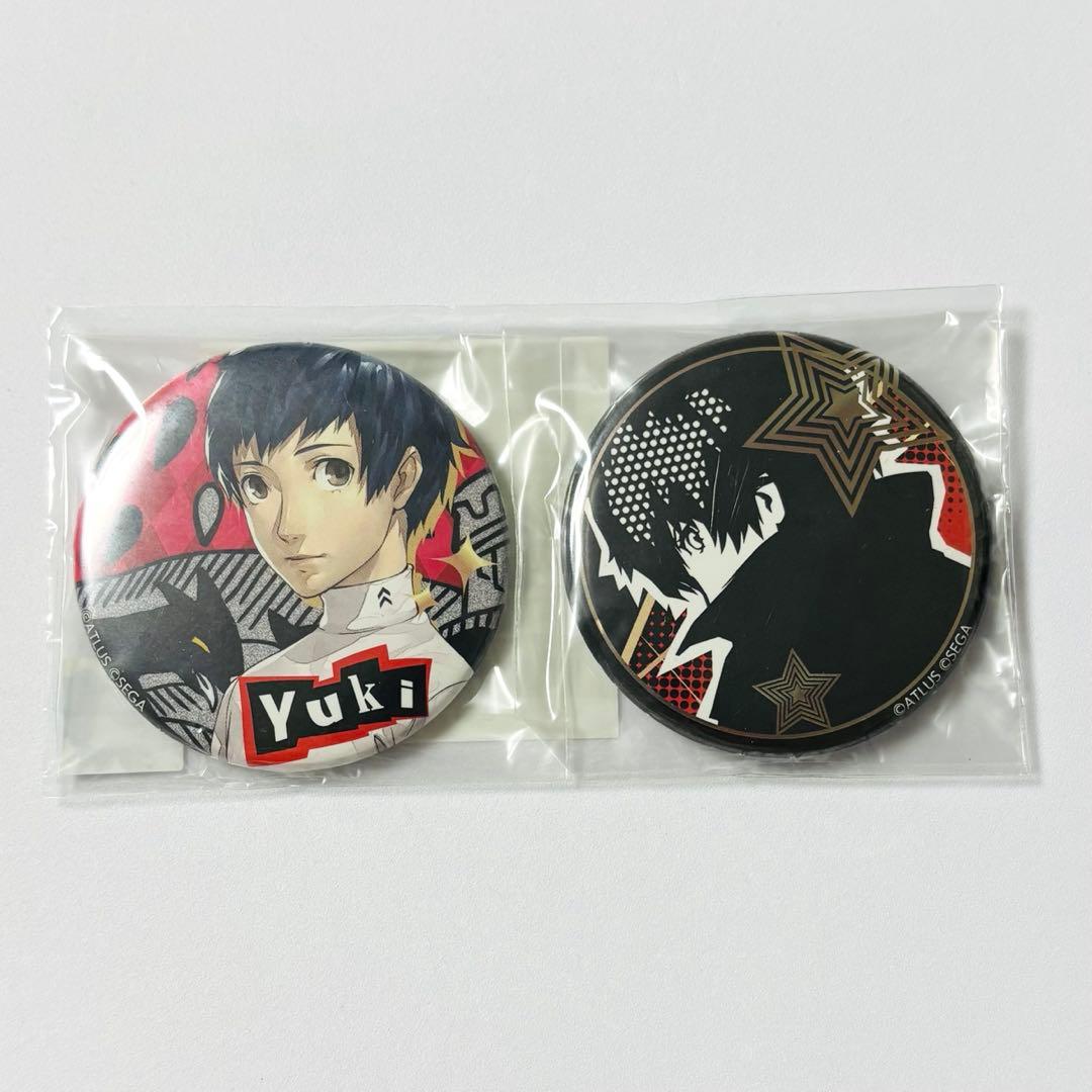 ペルソナ5 ザ・ロイヤル 楽コレ メタル風缶バッチ 主人公 ジョーカー 三島由輝