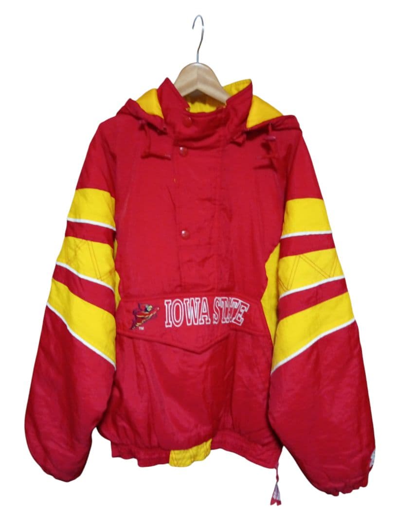 90s STARER 　アイオワステートサイクロンズ　 プルオーバージャケット