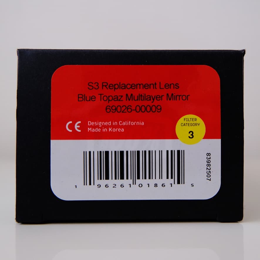 ＊正規品＊ 新品 送料無料 100% S3 交換 レンズ ブルー トパーズ