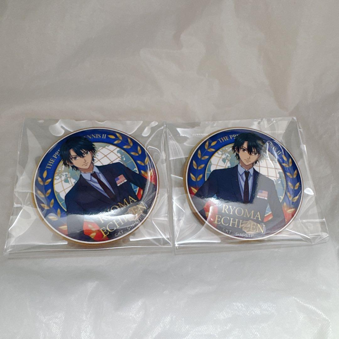 越前リョーマ 缶バッジ 2個セット テニフェス2023 代表スーツ