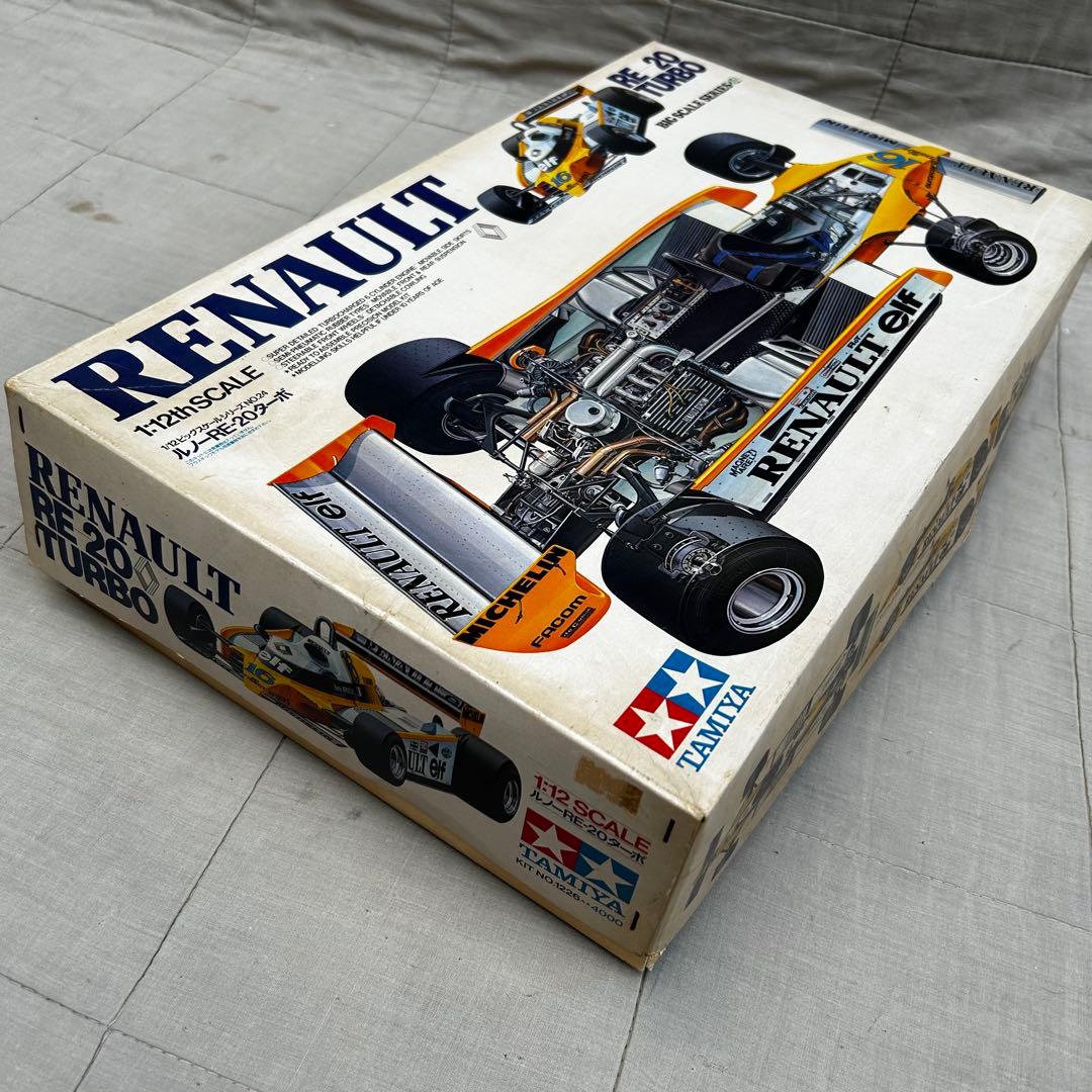 タミヤ 1/12 ルノーRE-20ターボ プラモデル デカール無 ジャンク扱い