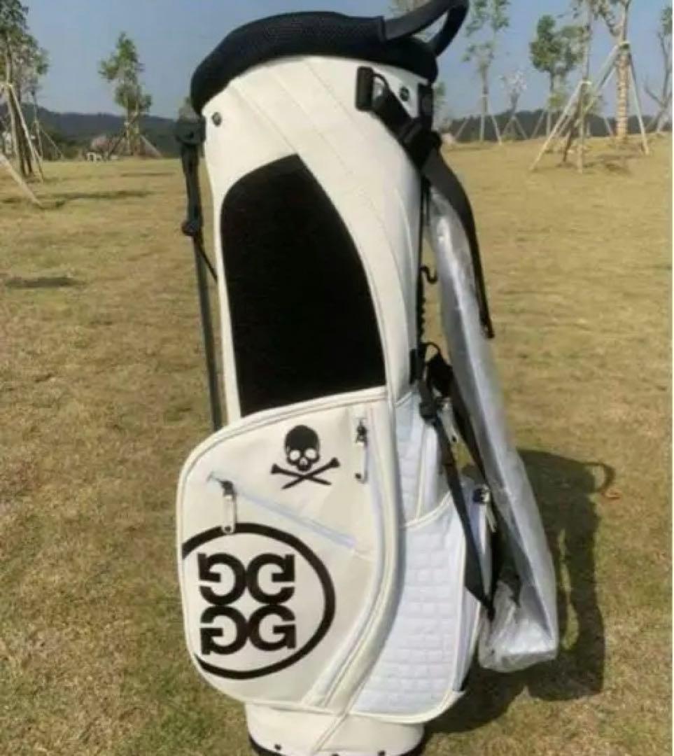G/FORE ゴルフキャディバッグ 黒白2色 ジーフォア ゴルフバッグ
