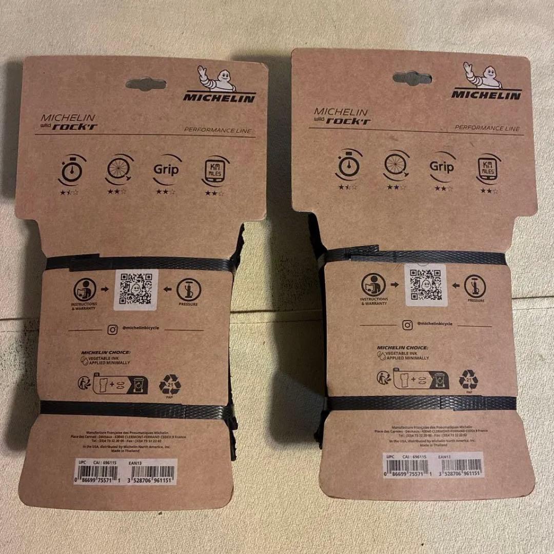 MICHELIN WILD ROCKER MTBタイヤ26×2.10 2本セット