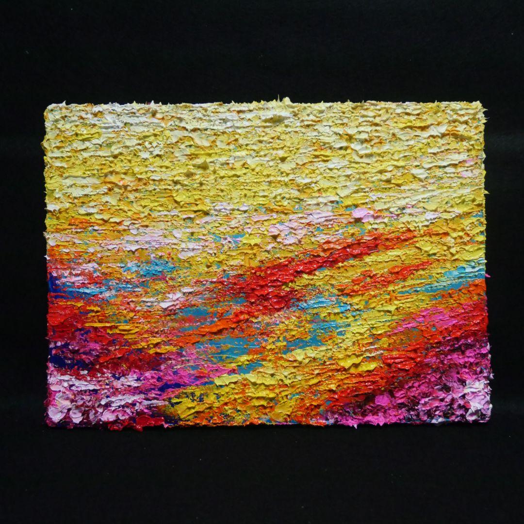 油絵 油彩 油彩画 絵 絵画　【flower garden】