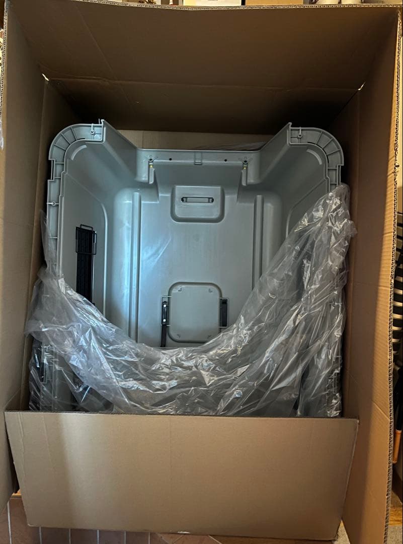 【新品未使用】大型犬ハードクレートXXXL（122×89×89cm）キャスター付