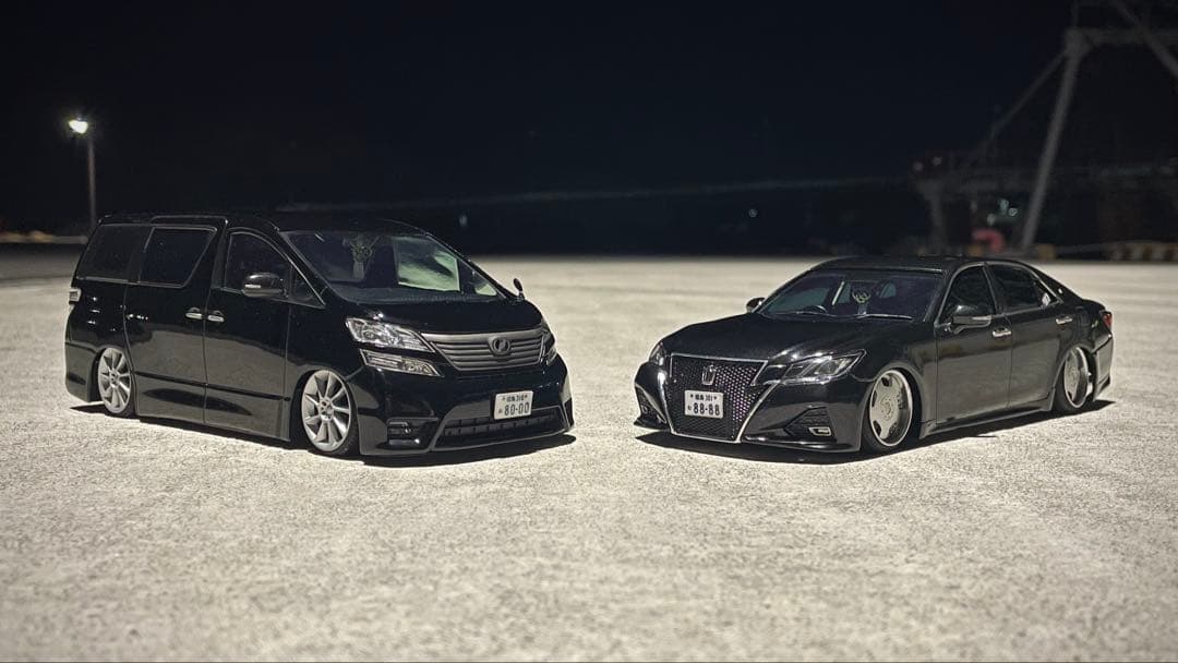 カラーサンプル　202ブラック　1/24 20ヴェルファイア　カスタム品